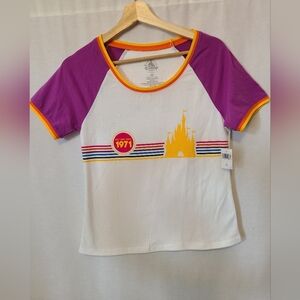 Disney parks cropped shirt- Size XS- New with tags